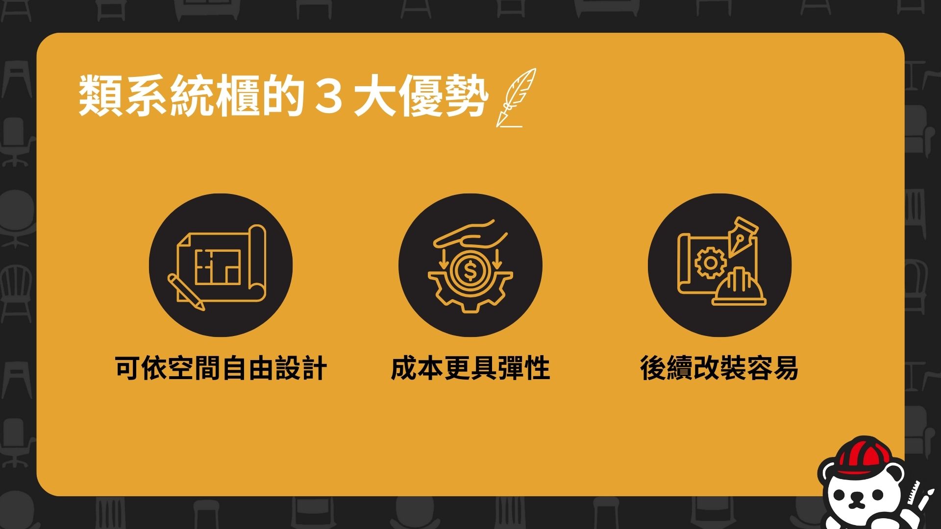 類系統櫃的優勢